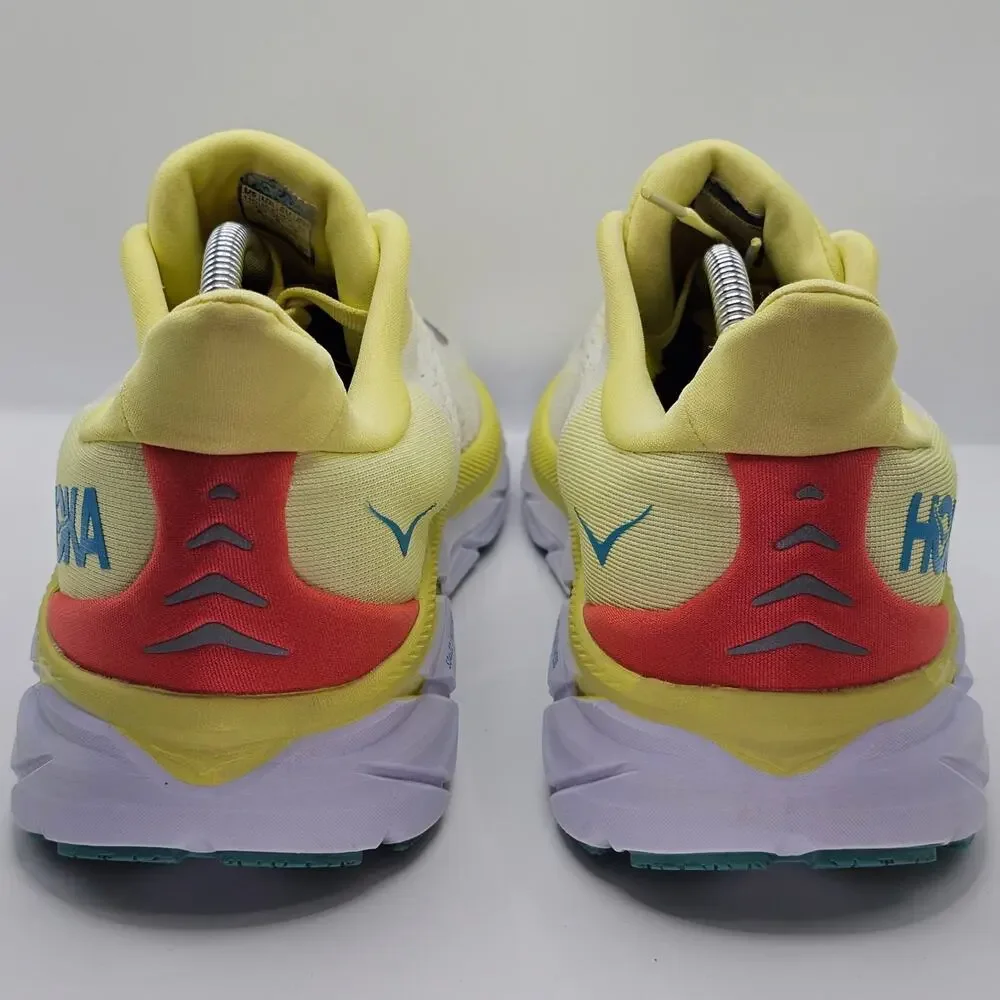 Hoka One One Clifton 8 Yellow Pearl Sweet Corn Mens 11D UK 10.5 Running Shoes